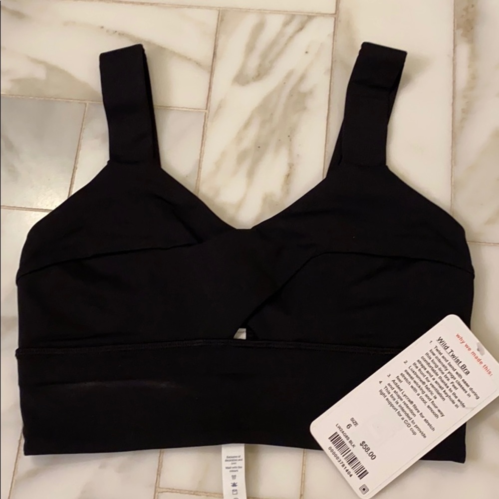 Wild twist lululemon bra